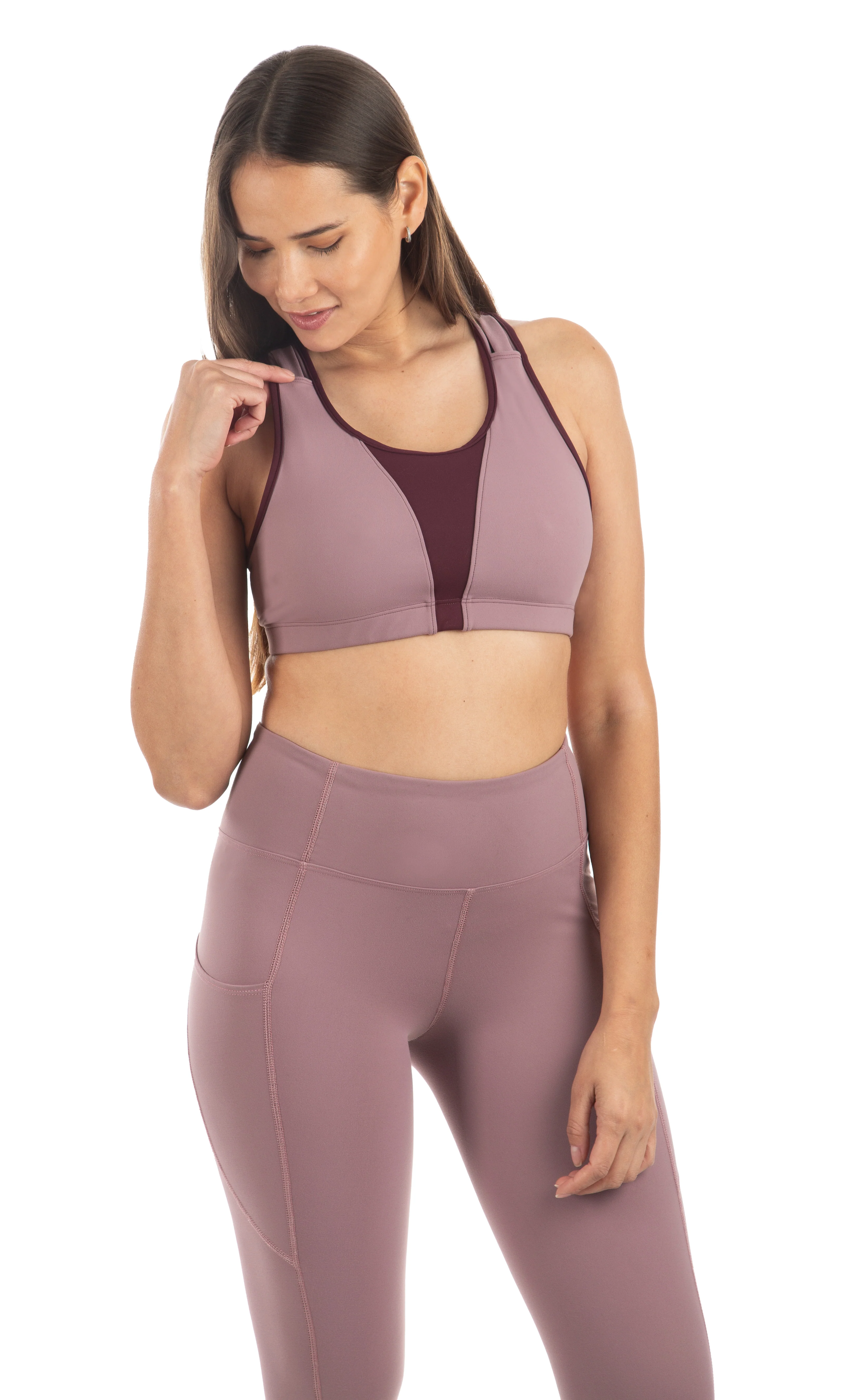 2-Tone Activloops™ 2-in-1 Sports Bra - Image 2