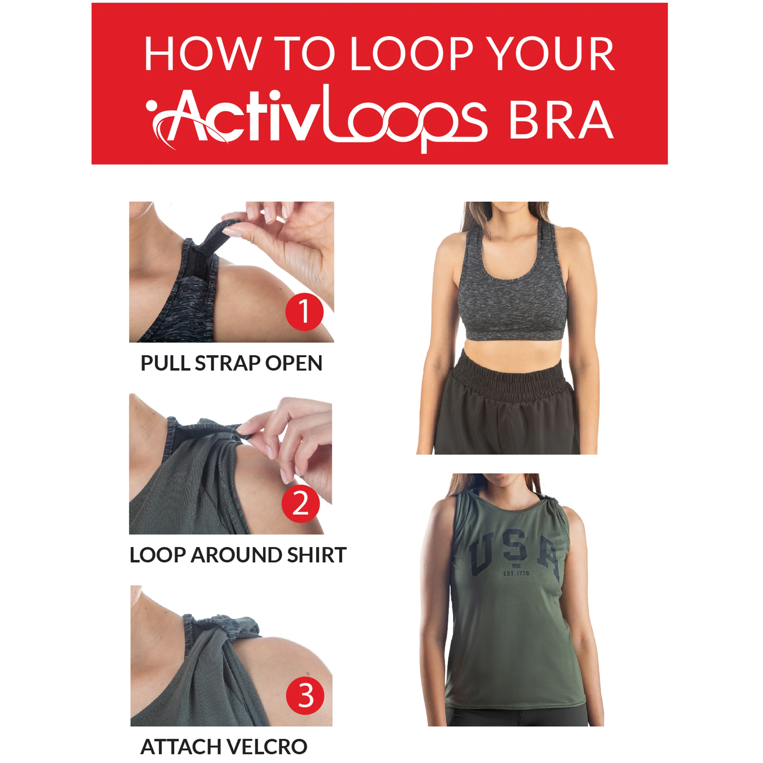 Activloops™  2-in-1 Sports Bra - Image 33