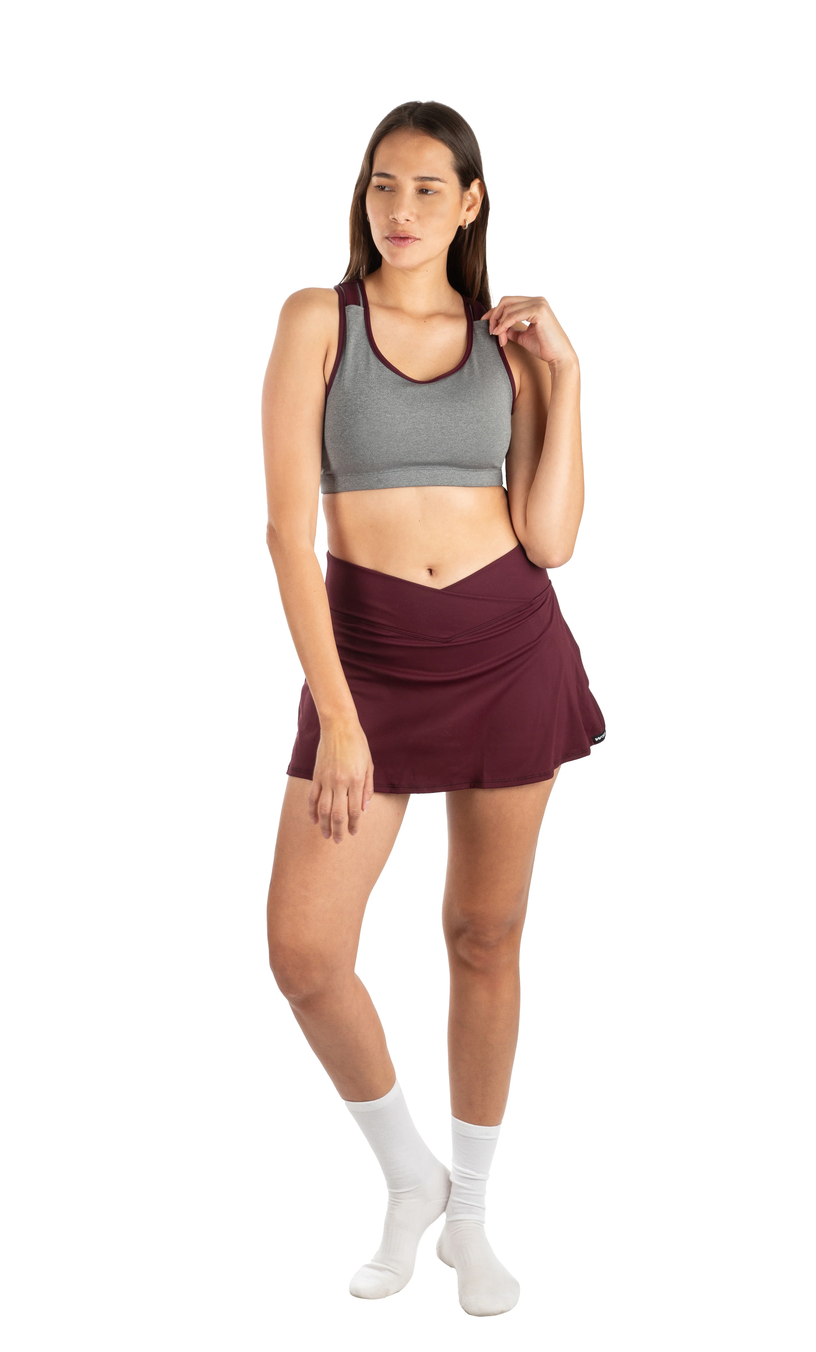Activloops™ Heather Burgundy // Skort Set