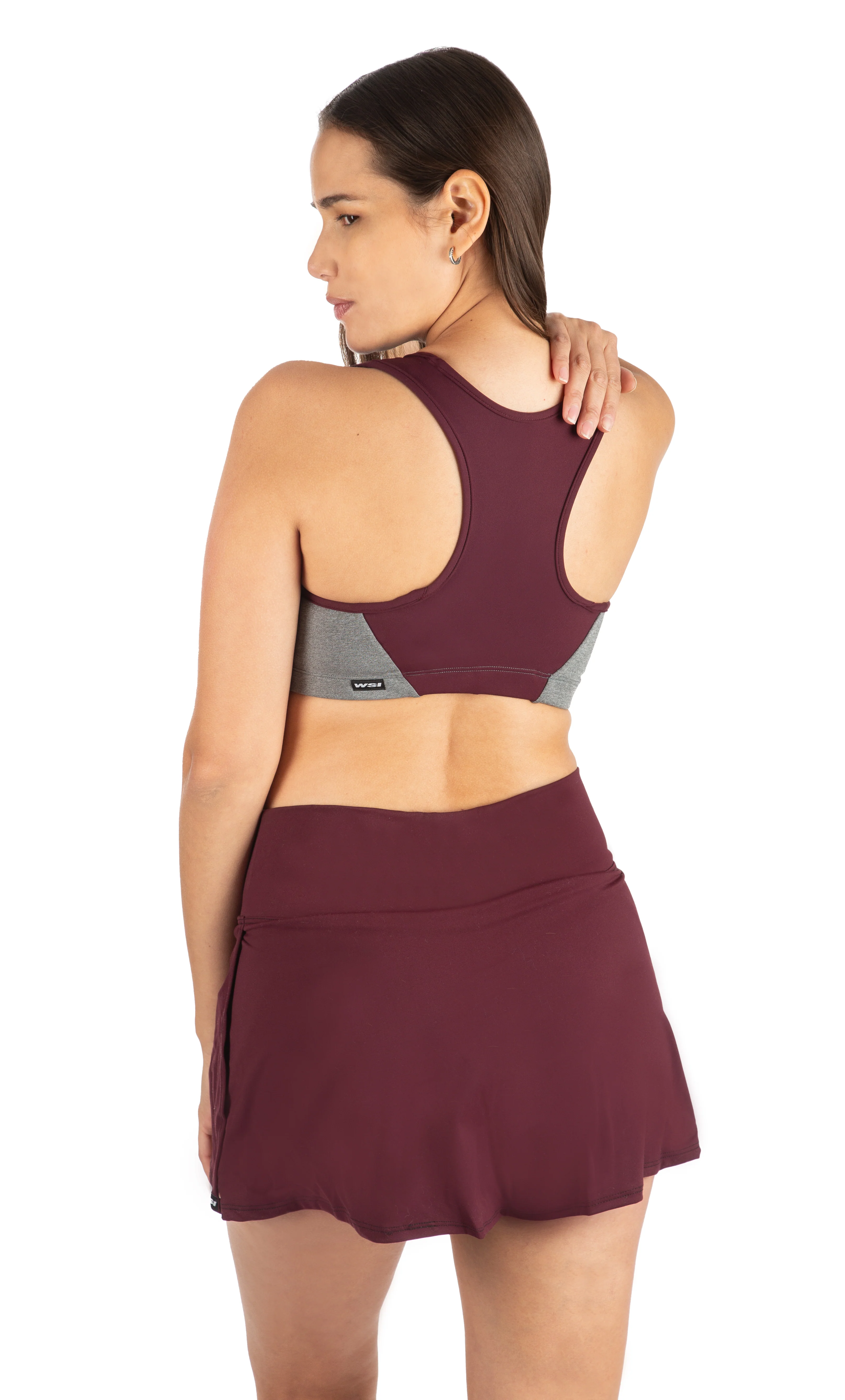 Activloops™ Heather Burgundy // Skort Set - Image 3