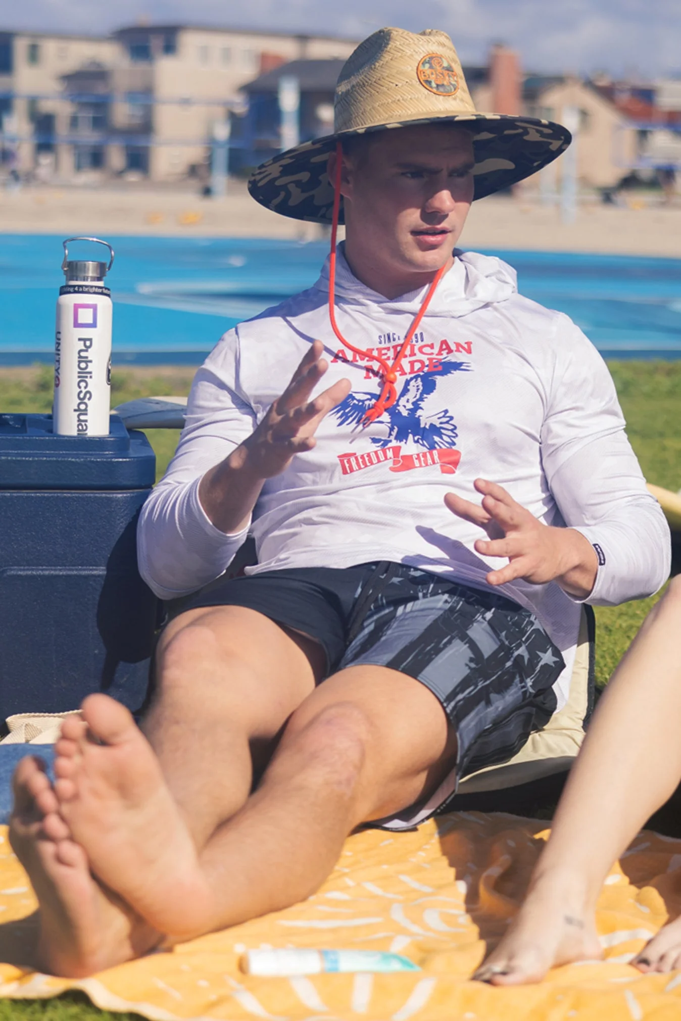 American Made SoftTECH™ Lightweight Sun Hoodie - Image 4