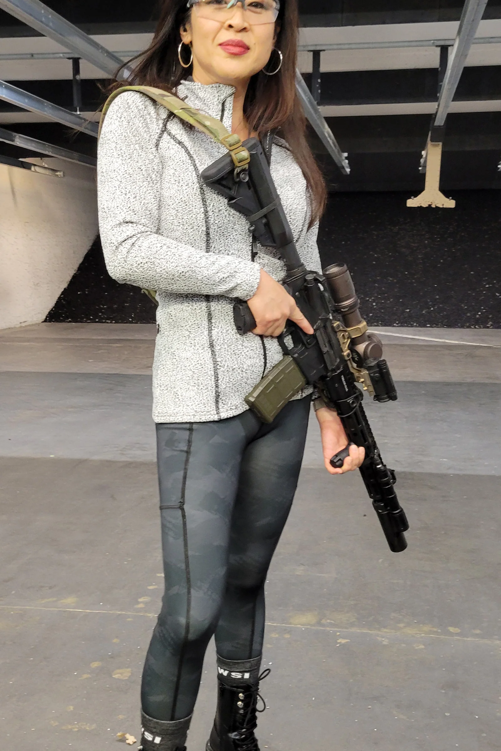 Blackout Camo Pocketed Legging - Image 2