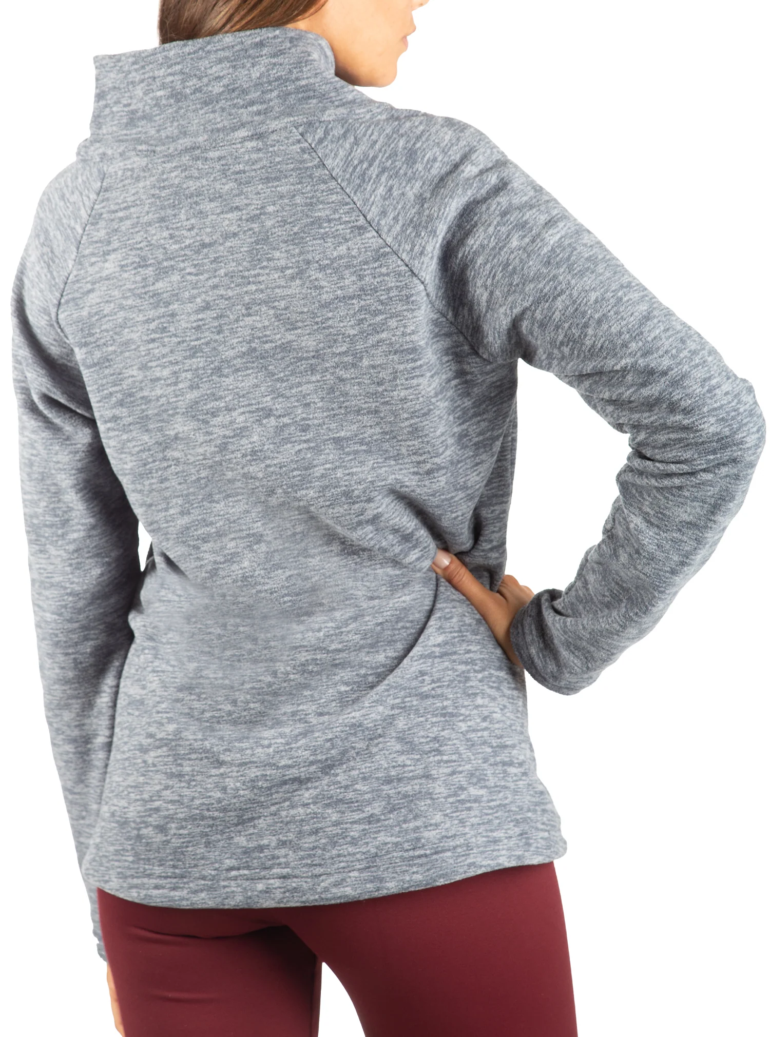 Polar Fleece Asymmetrical Pullover - Image 2