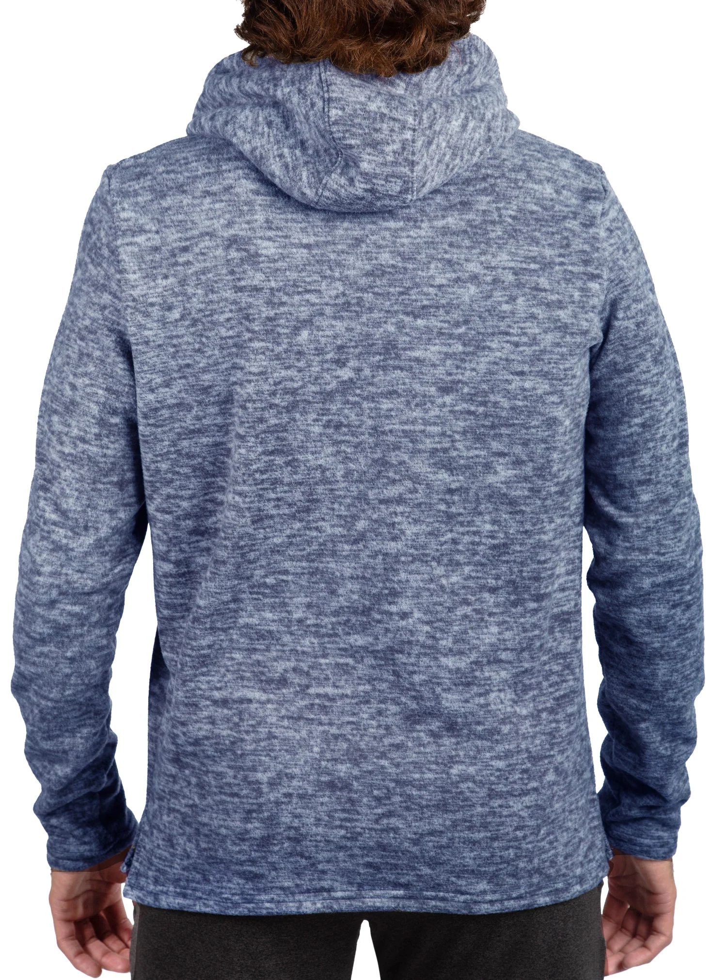 44. Custom Polar Fleece Long Sleeve Hoodie - Image 5