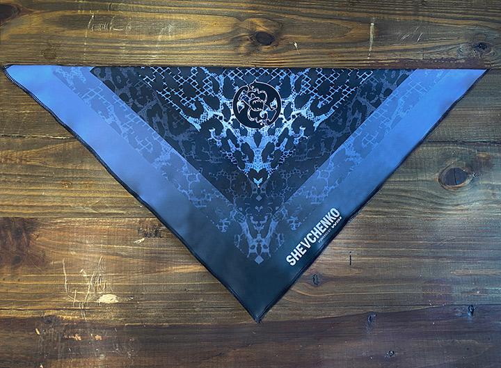 La Pantera Blue Leopard Bandana - Image 3