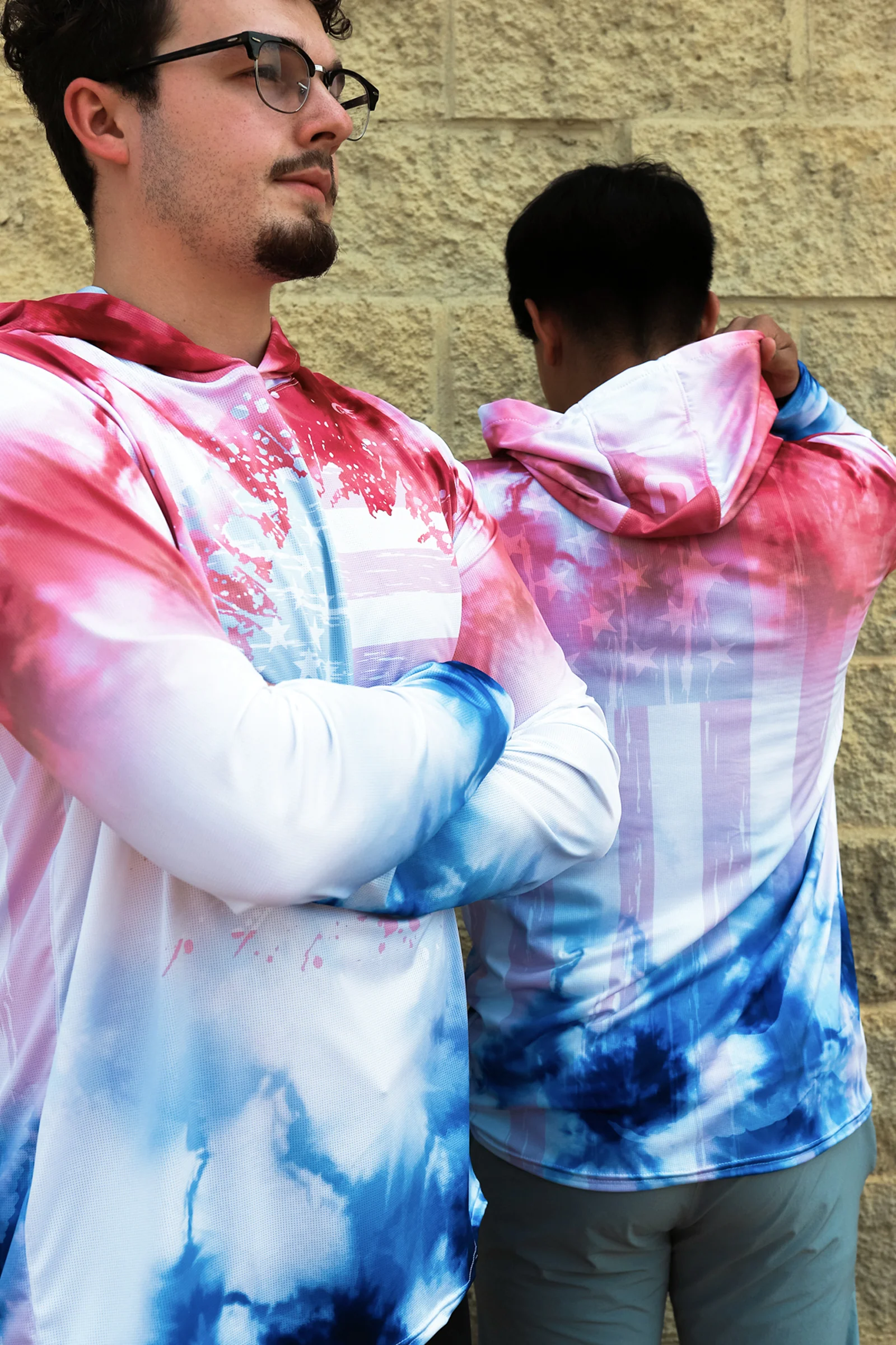 USA Performance Mesh Sun Hoodie - Image 4