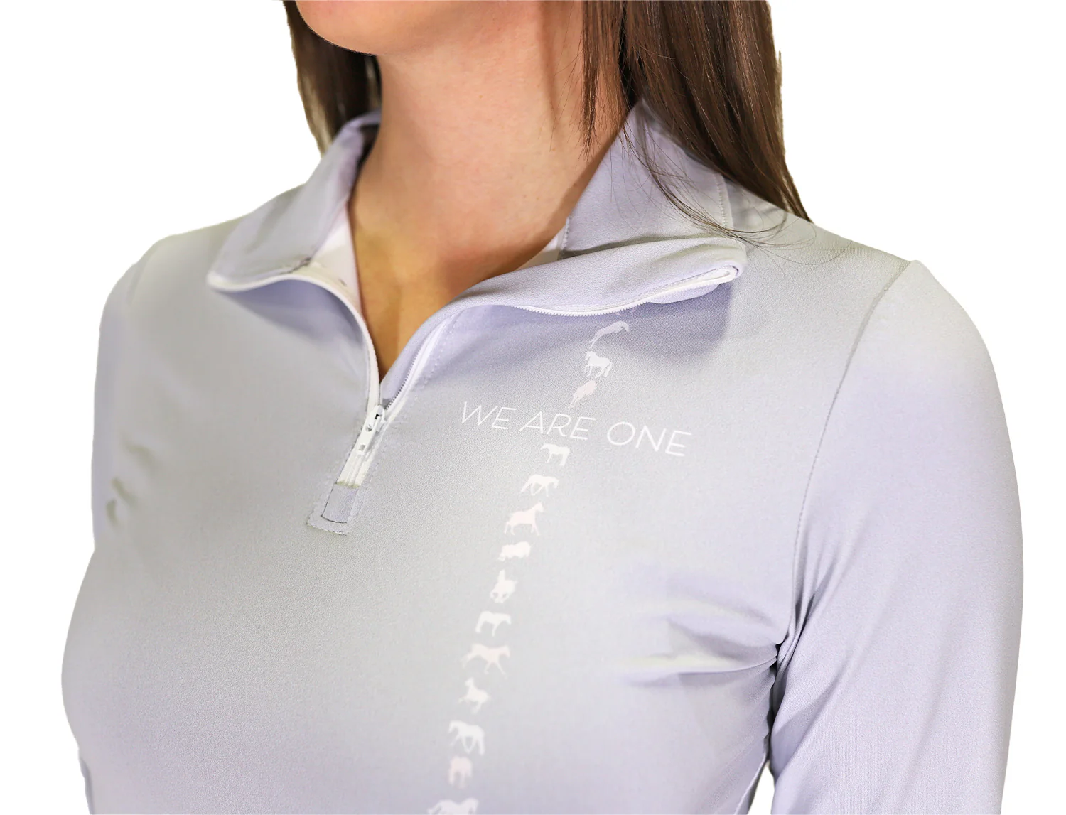 MAYA GREY 1/4 ZIP LONGSLEEVE - Image 3
