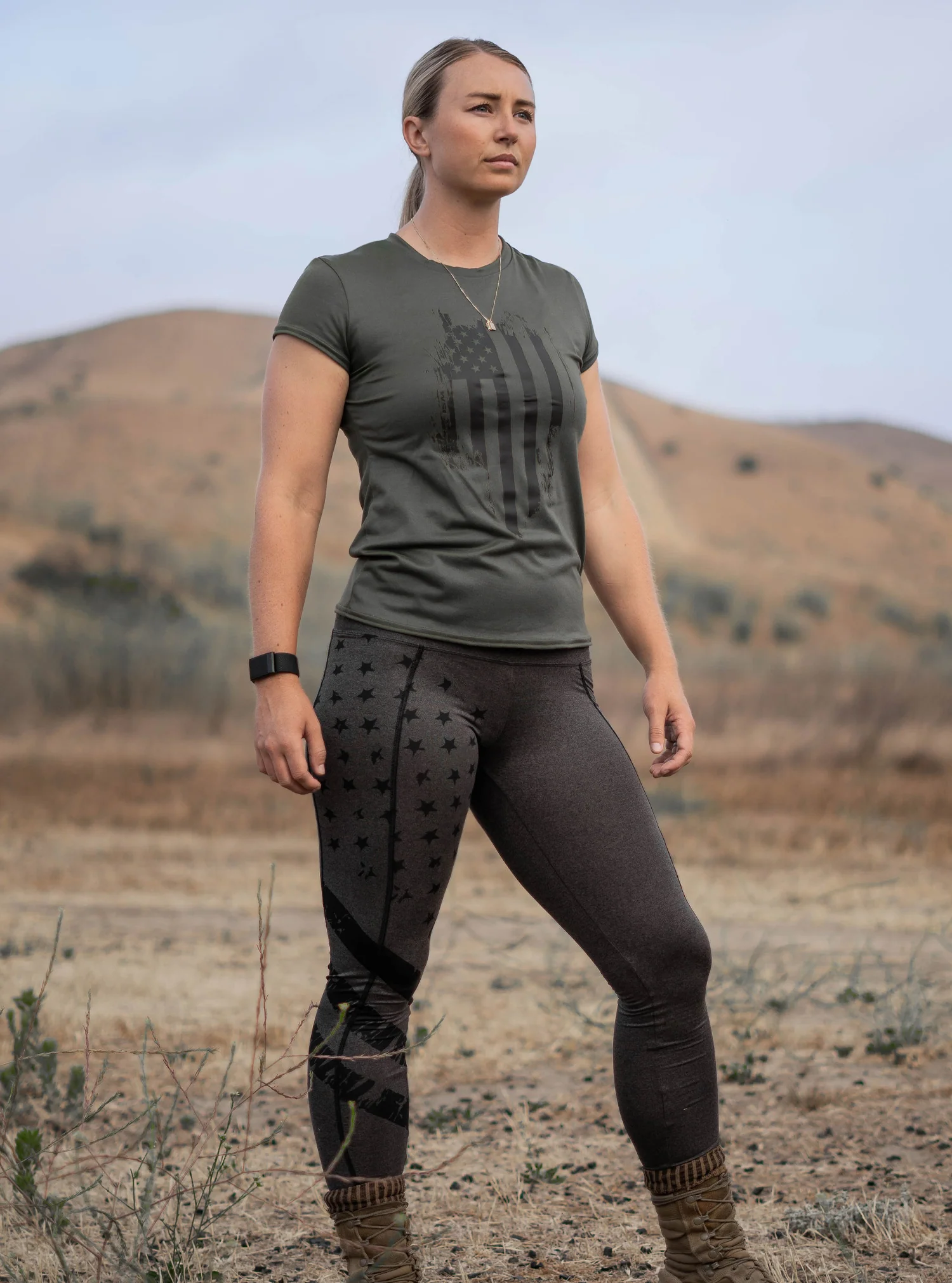 SoftTECH™ Pro Flag Pocketed Leggings - Image 3