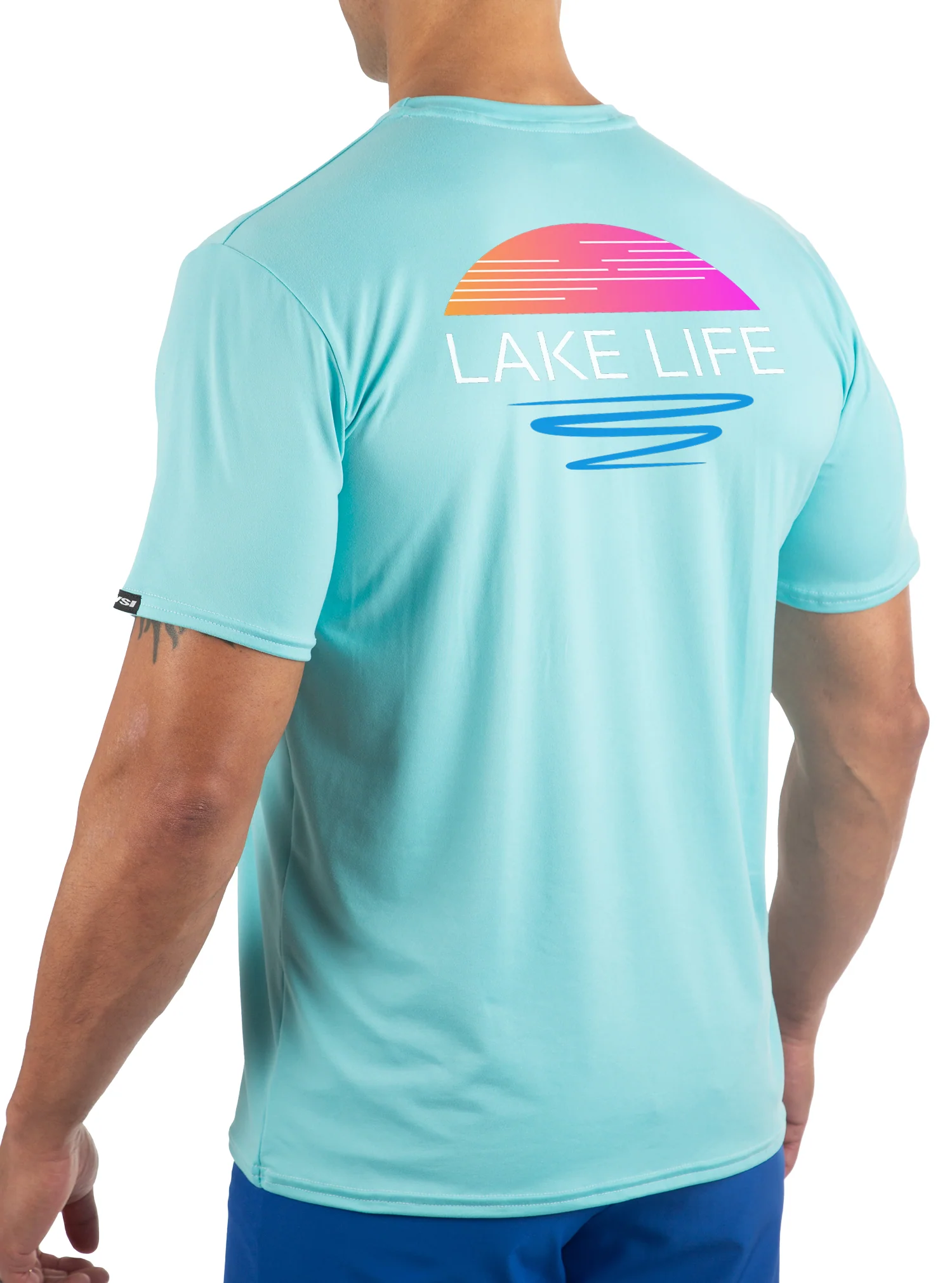 SoftTECH™ Short Sleeve Tee Lake Life Back - Image 3
