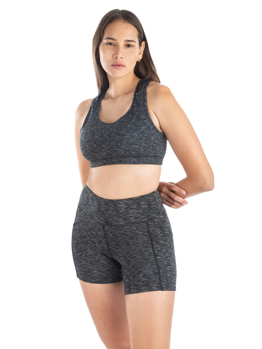 Steel Activloops Bra & Pocketed Short Set - Image 2